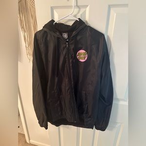 Hooded Santa Cruz windbreaker